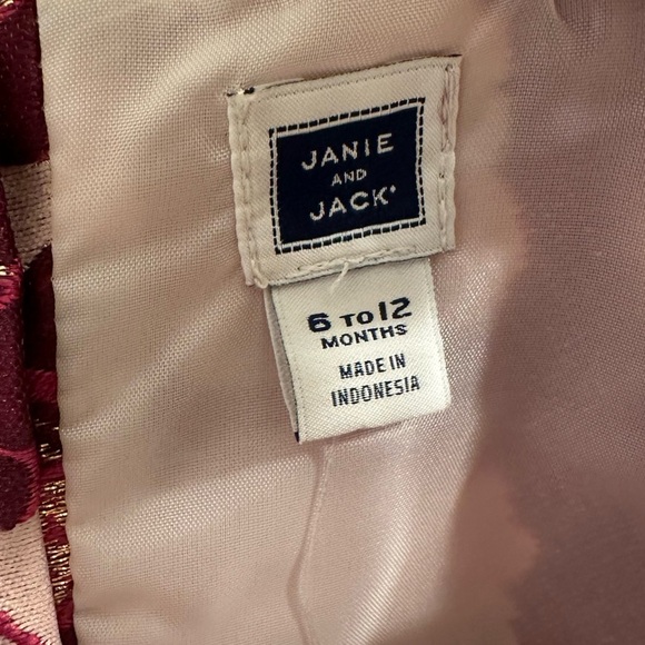 Janie and Jack Pink Floral Dress with Bows 6-12 months NWT - Picture 4 of 7